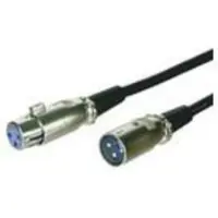 Microconnect - Lydforlengelseskabel - XLR3 hunn til XLR3 hann - 12 m