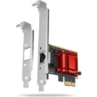 Axagon - Nettverksadapter - PCIe 2.1 lav profil - 10/100/1000/2500Base-T
