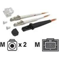 EFB Elektronik EFB-Elektronik ECOFIBER - Nettverkskabel - LC multimodus (hann) til MT-RJ multimodus (hann) - 1 m - fiberoptisk - 50 / 125 mikroner - OM3 - turkis