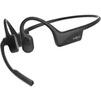 Shokz OpenComm2 UC - Industrial Version - hodesett - åpent øre - bak-nakken-montering - Bluetooth - trådløs - USB-A via Bluetooth-adapter - svart - Zoom Certified