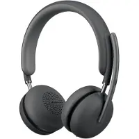 Logitech Zone Wireless 2 - Hodesett - on-ear - Bluetooth - trådløs - aktiv støydemping - grafitt - Certified for Microsoft Teams