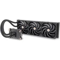 Thermaltake AW360 - Væskekjølesystem for prosessor - Radiatorstørrelse: 360 mm - (for: LGA4677, SP6, sTR5) - forniklet kobbersokkel - 120 mm - svart