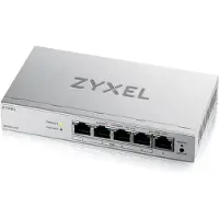 Zyxel GS1200v3 Series GS1200-5HPv3 - Switch - Styrt - 5 x 10/100/1000 - stasjonær - PoE+ (68 W)