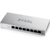 Zyxel GS1200v3 Series GS1200-8HPv3 - Switch - Styrt - 8 x 10/100/1000 (4 PoE+) - stasjonær - PoE+ (68 W)