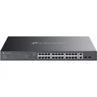 TP-LINK Omada ES228GMP, Håndtert, L2, Gigabit Ethernet (10/100/1000), Strøm over Ethernet (PoE), Rack-montering
