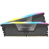 Corsair Vengeance RGB DDR5-5600 - 64GB - CL40 - Dual Channel (2 pcs) - AMD EXPO & Intel XMP - Grå med RGB