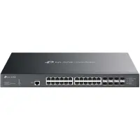 TP-LINK Omada SX3832MPP, Håndtert, L2+, 10G Ethernet (100/1000/10000), Strøm over Ethernet (PoE), Rack-montering, DIN rail