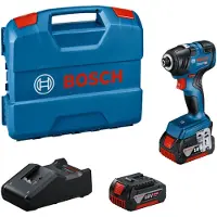 Bosch GDR 18V-200 Professional - Støtdriver - trådløs - 1/4 sekskantspor - 200 N·m - 2 batterier - 18 V