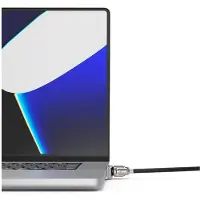 Compulocks Ledge Lock Adapter for MacBook Pro 16 M1, M2 & M3 with Keyed Cable Lock - Sikkerhetssporlåsadapter - med nøkkellås - for Apple MacBook Pro 16 (M1, M2)