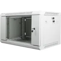 Lanberg - Rack skap - veggmonterbar - grå, RAL 7035 - 6U - 19