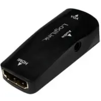 Logilink CV0108, Sort, RoHS, CE, 1080p, HDMI, VGA/3.5 mm, 22 mm