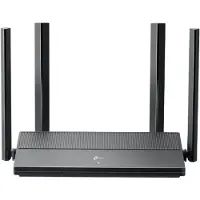 TP-LINK EX141, Wi-Fi 6 (802.11ax), Dobbelbånd (2.4 GHz / 5 GHz), Ethernet/bredbåndsforbindelse, Sort, Frittstående router
