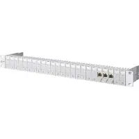 Metz CONNECT E-DAT-modul 24x8(8) 1HE patchfelt Cat.6A, lysgrå