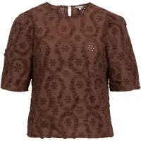 Object Brodert Topp Med Puffermer