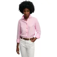 Superdry Premium Linen Slim Skjorte Med Lange Ermer