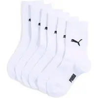Puma Classic Socks Youth (6-pack), Kids, White, 31-34