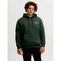 Jack & Jones Crop Logo Plus Size Hettegenser
