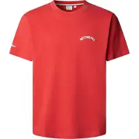 Pepe Jeans for man. PM5010319 Gideon T-shirt red (S), Casual, Cotton, Short sleeve