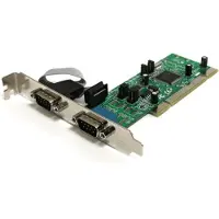 StarTech.com 2-ports seriell RS422/485 PCI-grensesnittkort med 161050 UART - Seriell adapter - PCI-X - RS-422/485 x 2 (PCI2S4851050)