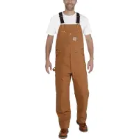 Carhartt Bib Suspender Pants Men's Brown W34/L30