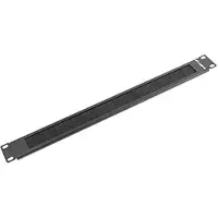 Lanberg AK-1101-B - 1U Brush Panel