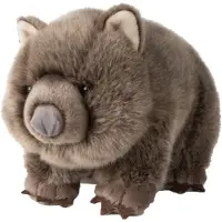 Molli Toys Kosedyr - 28 cm - WWF Wombat - Svart - - OneSize - Kosedyr