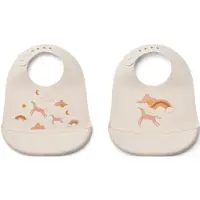 Liewood Smekker - Silikon - 2-pack - Tilda - Dream/Ecru - - OneSize - Smekke