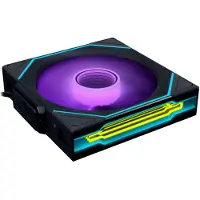 Lian Li UNI FAN SL INF Wireless Black - Kabinettvifte - 120mm - Svart med RGB LED-lys - 30 dBA