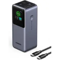 UGREEN Nexode - Strømbank - 5 / 9 / 12 / 15 / 20 V - 130 watt - 20000 mAh - 72 Wh - utgangskontakter: 3
