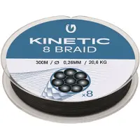 Kinetic Cyber 8 Flettet Fiskesnøre 300 M