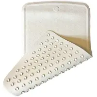 Hevea Badematte - Naturgummi - 55x32 cm - Baby - Sand - - OneSize - Badematte