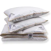 Borg Living Dyne- og putesett med moskusdun - Dobbel helårsdyne - 240x220 cm + 2x 60x63 cm