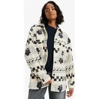 Roxy Morning Crush Shacket Sherpa Jakke hvit