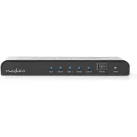 Nedis Hdmi-splitter 4 Porter Hdmi Inn Til 4xhdmi Ut 4k Metall 60hz
