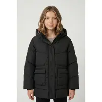 Name it Polstret Jakke - NOOS - NkfMedow03 - Svart - - 6 år (116) - Dunjakke