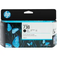 HP 738 - 130 ml - svart - original - DesignJet - blekkpatron - for DesignJet T950, XT950