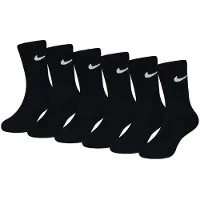 Nike Sokker - Polstret - Dri-Fit - 6-pack - Svart - - 27/35 - Sokker