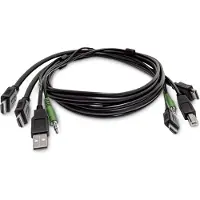 StarTech.com Startech - Adapterkabel - TAA-samsvar - HDMI, USB-type A, 3,5 mm telefonjakk hann til HDMI, USB Type B, 3,5 mm telefonjakk hann - 1.8 m