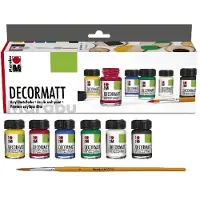 Marabu Decormatt basissett 6x15ml