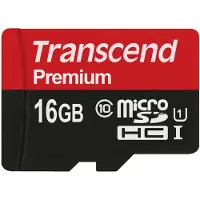 Transcend Micro Sdhc 16gb Class 10 Uhs-i 400x Minnekort