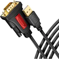 Axagon - Seriell kabel - DB-9 (hann) til USB (hann) - 1.5 m - aktiv, støtter RS-232 seriell grensesnitt, tommelskruer, gullbelagte kontakter