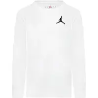 Jordan Genser - Hvit m. Logo - - 8-10 år (128-140) - Genser