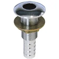 Oem Marine 3/4´´ 55 Mm Messing Krommet Skroggjennomføring