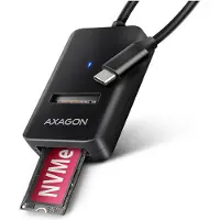 Axagon USB-C 10 Gbps M.2-adapter for NVMe & SATA SSD