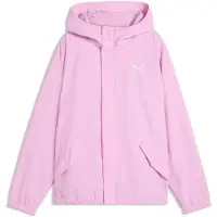 Puma Fleece Lined Relaxed Jacket Youth, Shop, Mauve Glow, 15-16Y
