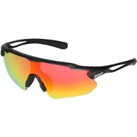 Atom Super Sun sportssolbriller / UV400-solbriller med justerbar nesebro / lette solbriller med etui