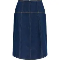 Object Denim Midiskjørt