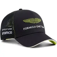 Puma x ASTON MARTIN ARAMCO F1 TEAM Replica Stroll Trucker Cap, Motorsport, Black, OSFA