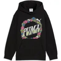Puma MID 90s Relaxed Graphic Hoodie Youth, Shop, Black, 11-12Y