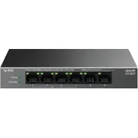 TP-LINK LiteWave LS106LP, Uhåndtert, Fast Ethernet (10/100), Strøm over Ethernet (PoE), Kan monteres på vegg